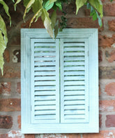 Grey Shutter Mirror - Indoor & Outdoor